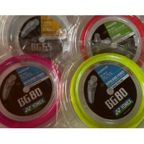 Badmintonstrenge: TACTIC og YONEX