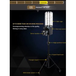 NYT PRODUKT hos Tactic. Badminton bold maskine. --- Med 100m fjernkontrol.