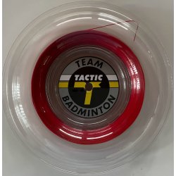 Badminton streng fra Tactic, 200m. - 5 farver - 0,66mm. kan erstatte Yonex ultimax  BG66.