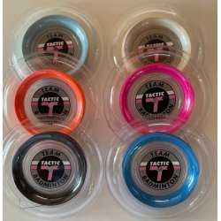 Badminton streng fra Tactic, 200m -  0,68Tek. Kan erstatte flere Yonex strenge. 