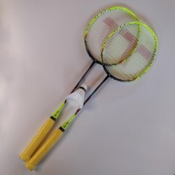 Badminton ketcher Sabre 99  Hybrid  Med god opstrengning. 2 stk. 950kr.
