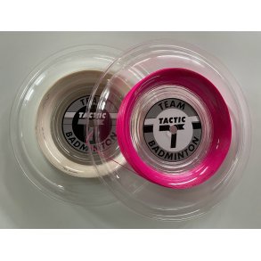  Badminton streng  2 x 200m. - HYBRID, 0,61mm./0,66mm.  Kan erstatte Yonex Aerobite.  Fri fragt,