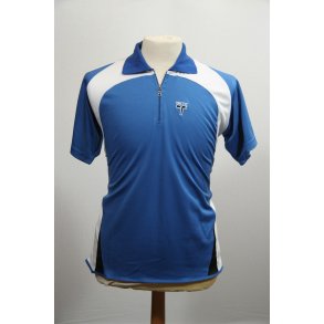 Herre t-shirt m/polo krave  10/m + 10/Large