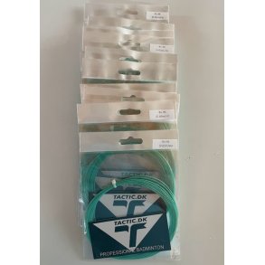 Badminton streng, fra Tactic 10m. - � 0,64 Farve gr�n  -  LAGER Salg