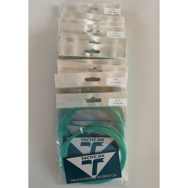 Badminton streng, fra Tactic 10m. - � 0,64 Farve gr�n  - Rest Lager Salg