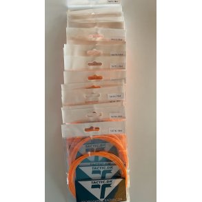 Badminton streng, fra Tactic 10m. - � 0,64 se skema, Orange & gr�n  -  P� LAGER
