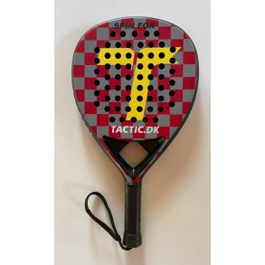 Padel bat med  ru overflade, TEARDROP  profil.  Full Carbon 