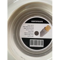 NYHED Badminton streng, fra Tactic  200m, -  0,65  PEAK   -  NU " INTRO PRIS. "