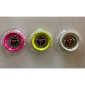 Badminton streng fra Tactic, 200m.  -  0,68 mm.  - Kan erstatte Yonex BG80. 