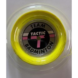 Badminton streng fra Tactic, 200m - � 0,68Tek. Kan erstatte flere Yonex strenge. 