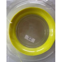 Badminton streng Tactic, 200m.   0,68 mm. - Kan erstatte Yonex BG80.  KUN GUL u/logo