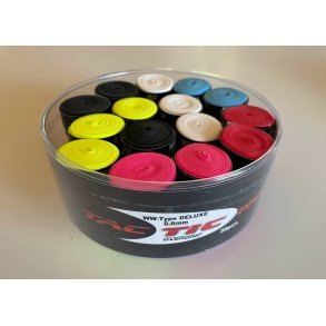 Tactic Badminton greb, WW DELUXE 0,6mm- MIX 30 stk. Mske det bedste i Danmark. -Tennis/golf greb