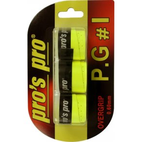 Badminton greb 0,60mm tykt, Lime, tacky