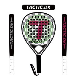 Padel bat med Slice overflade, Teardrop profil. Full Carbon. 