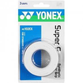 Yonex badminton greb, Super Grap fra Yonex 1 pk HVID (3 stk.) 69kr.